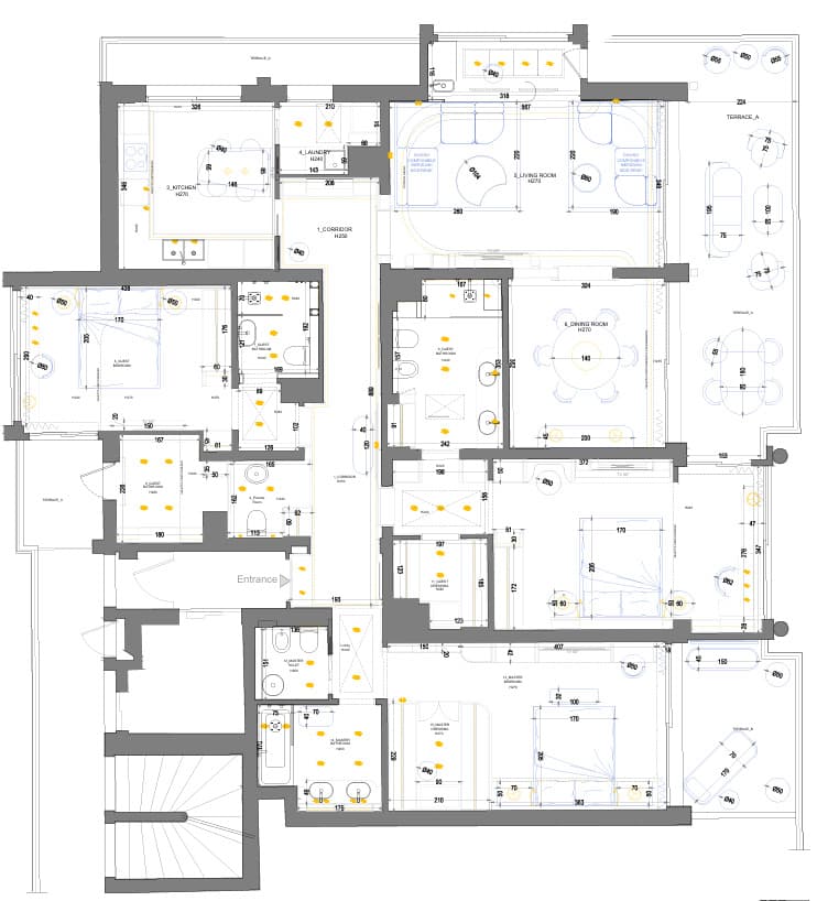 Apartment Riviera Palace, floor plan 1