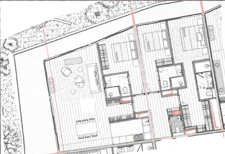 Apartment L'Exotique, floor plan 1