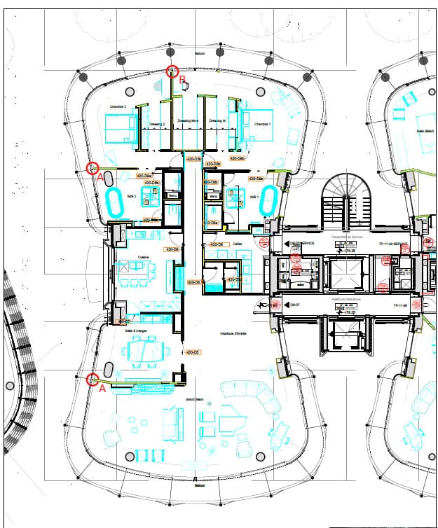 One Monte Carlo · 2 Bedroom, floor plan 1